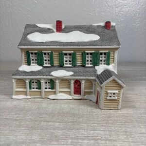 Flambro Pleasantville 1893 BALCOMBs FARM HOUSE Christmas Village Joan Victor